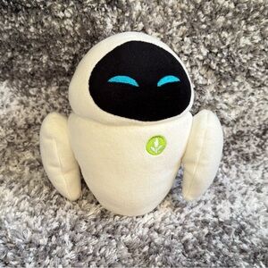 Plush Robot Toy - White and Black